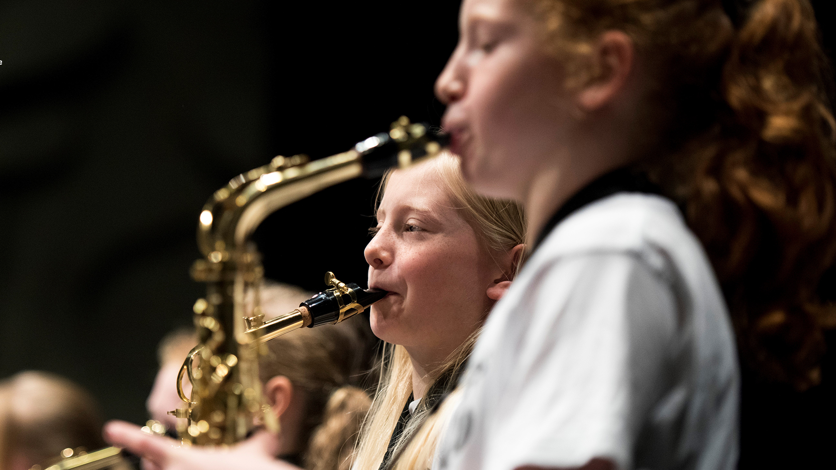 Alle børn spiller med Nordkraft Big Band